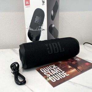 JBL Flip 6 Portable Bluetooth Portable Speaker System - Black